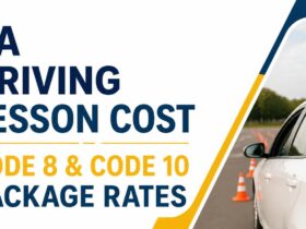 Average cost of a Code 8 / Code 10 driving lesson package