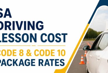 Average cost of a Code 8 / Code 10 driving lesson package