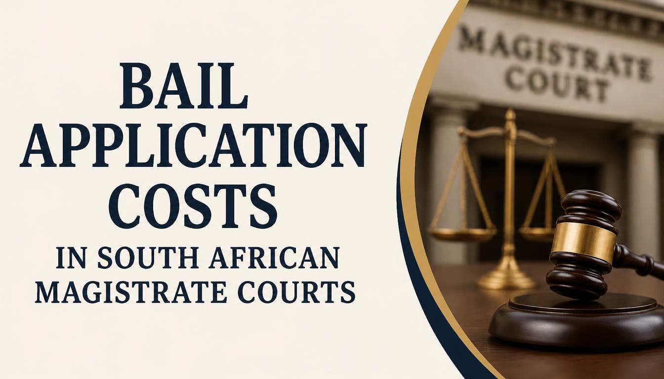 Bail application costs in South African magistrate courts