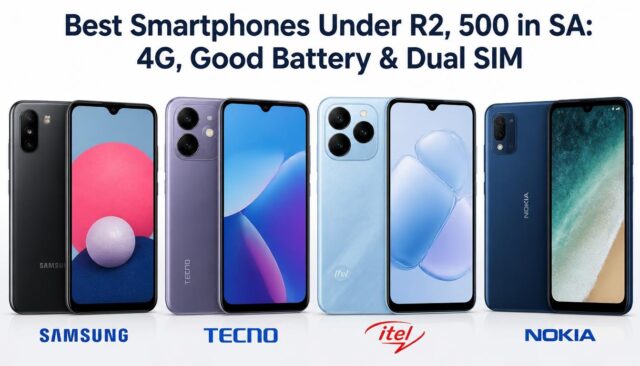 Best Smartphones Under R2,500 in SA: 4G, Good Battery & Dual SIM
