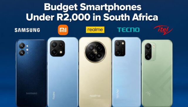 Budget Smartphones Under R2,000 in South Africa Budget Smartphones Under R2,000 in South Africa