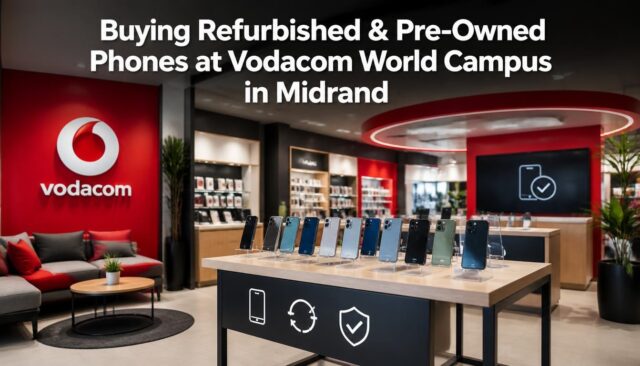Buying Refurbished & Pre-Owned Phones at Vodacom World Campus in Midrand Buying Refurbished & Pre-Owned Phones at Vodacom World Campus in Midrand