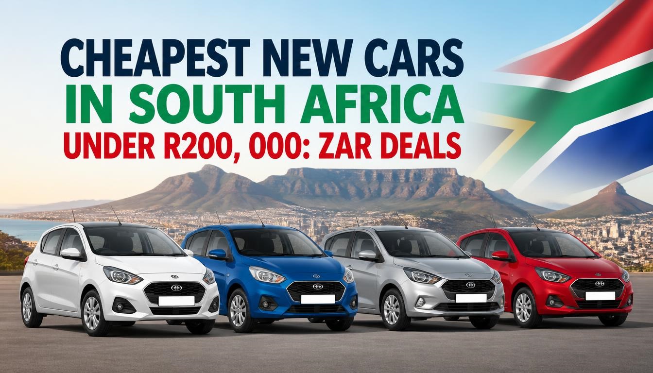 Cheapest New Cars in South Africa Under R200,000: ZAR Deals Cheapest New Cars in South Africa Under R200,000: ZAR Deals