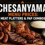 Chesanyama Menu Prices: SA Meat Platters & Pap Combos