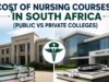 Cost of Nursing Courses in South Africa (Public vs Private Colleges) Cost of Nursing Courses in South Africa (Public vs Private Colleges)