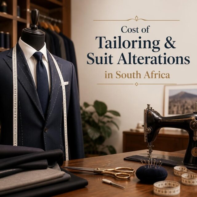 Cost of Tailoring & Suit Alterations in South Africa Cost of Tailoring & Suit Alterations in South Africa