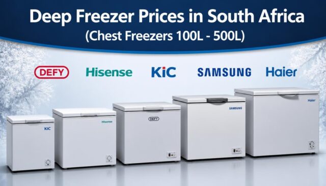 Deep Freezer Prices in South Africa (Chest Freezers 100L - 500L) Deep Freezer Prices in South Africa (Chest Freezers 100L - 500L)
