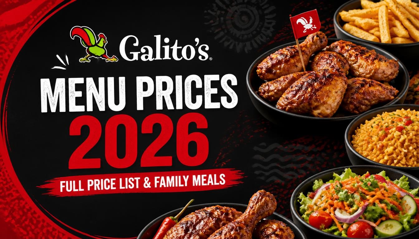 Galito’s Menu Prices 2026: Full Price List & Family Meals