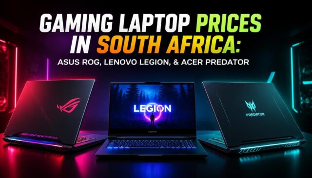 Gaming Laptop Prices in South Africa: ASUS ROG, Lenovo Legion, & Acer Predator