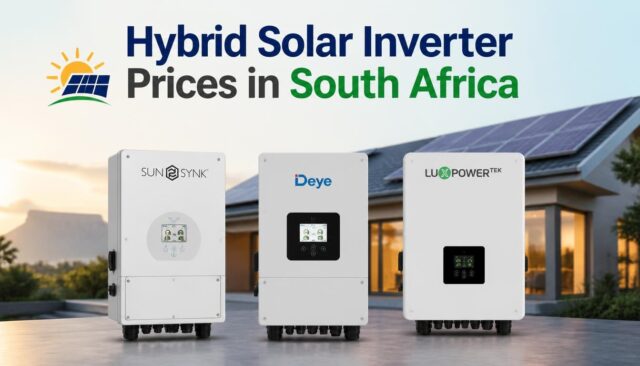 Hybrid Solar Inverter Prices in South Africa (Sunsynk, Deye, Luxpower)