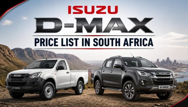 Isuzu D-Max Price List in South Africa (Single & Double Cab)