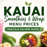 Kauai Smoothies & Wrap Menu Prices (Health & Calorie Guide)