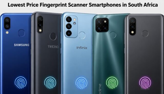 Lowest Price Fingerprint Scanner Smartphones in South Africa