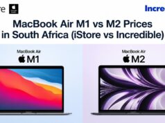 MacBook Air M1 vs M2 Prices in South Africa (iStore vs Incredible) MacBook Air M1 vs M2 Prices in South Africa (iStore vs Incredible)