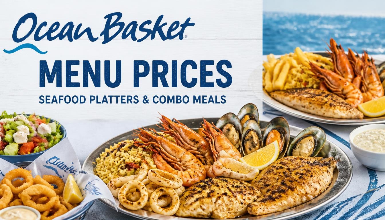Ocean Basket South Africa Menu Prices Seafood Platters & Combo Meals Ocean Basket South Africa Menu Prices: Seafood Platters & Combo Meals