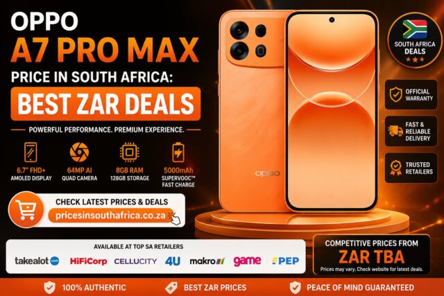 Oppo A7 Pro Max Price in South Africa: Best ZAR Deals