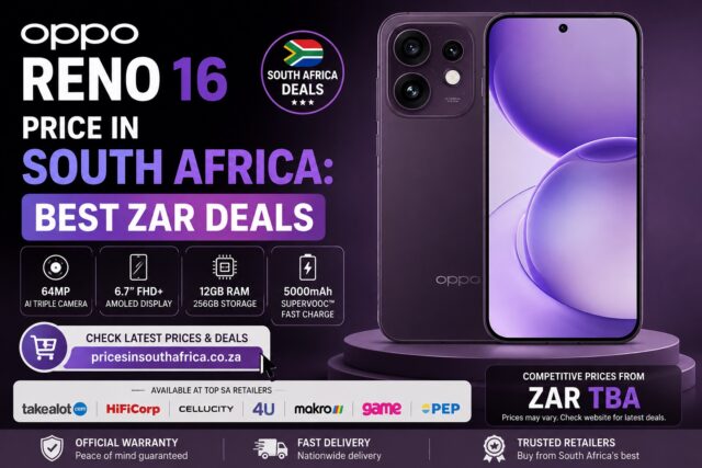Oppo Reno 16 Price in South Africa: Best ZAR Deals