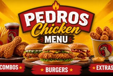 Pedros Chicken Menu with Prices: Combos, Burgers & Extras