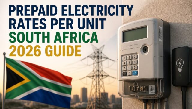 Prepaid Electricity Rates Per Unit South Africa 2026 Guide Prepaid Electricity Rates Per Unit South Africa 2026 Guide