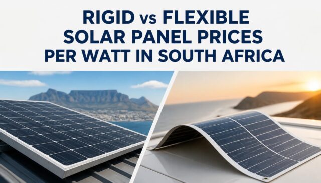 Rigid vs Flexible Solar Panel Prices Per Watt in South Africa