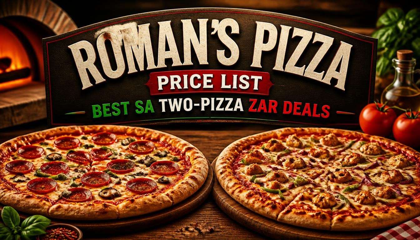 Roman's Pizza Price List: Best SA Two-Pizza ZAR Deals Roman's Pizza Price List: Best SA Two-Pizza ZAR Deals
