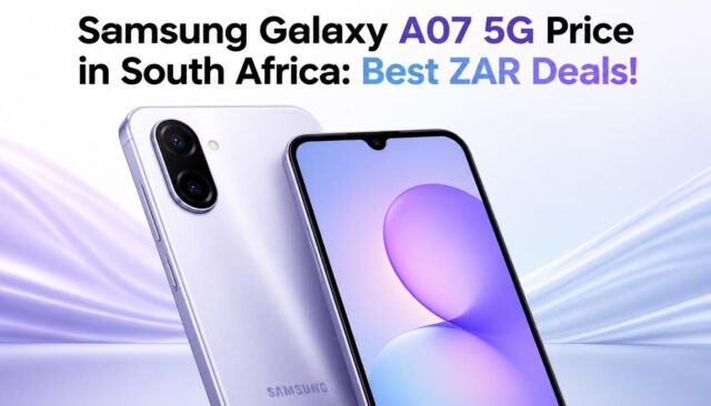 Samsung Galaxy A07 5G Price in Price in South Africa Samsung Galaxy A07 5G Price in Price in South Africa: Best ZAR Deals!