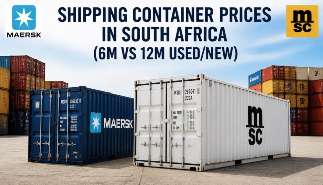 Shipping Container Prices in South Africa Shipping Container Prices in South Africa (6m vs 12m Used/New)