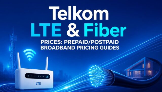 Telkom LTE & Fiber Prices Prepaid postpaid broadband pricing guides. Telkom LTE & Fiber Prices: Prepaid/postpaid broadband pricing guides.