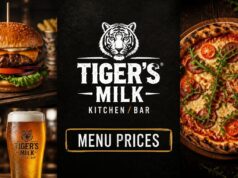 Tiger’s Milk Menu Prices (Artisanal Burgers, Craft Beer, Pizza) Tiger’s Milk Menu Prices (Artisanal Burgers, Craft Beer, Pizza)