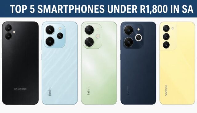Top 5 Smartphones Under R1,800 in South Africa (32GB/64GB)