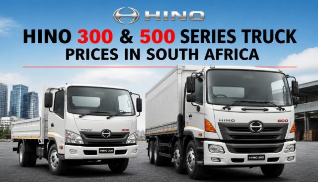 Toyota Hino 300 & 500 Series Truck Prices in South Africa