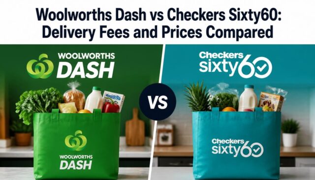 Woolworths Dash vs Checkers Sixty60: Delivery Fees and Prices Compared