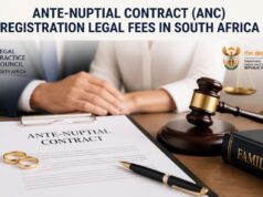 Ante-Nuptial Contract (ANC) Registration Legal Fees in South Africa Ante-Nuptial Contract (ANC) Registration Legal Fees in South Africa