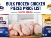 Bulk Frozen Chicken Pieces Price List in South Africa (2kg & 5kg Bag Prices) Bulk Frozen Chicken Pieces Price List in South Africa (2kg & 5kg Bag Prices)