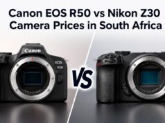 Canon EOS R50 vs Nikon Z30 Camera Prices in South Africa Canon EOS R50 vs Nikon Z30 Camera Prices in South Africa