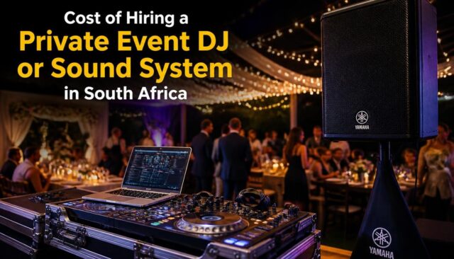 Cost of Hiring a Private Event DJ or Sound System in South Africa