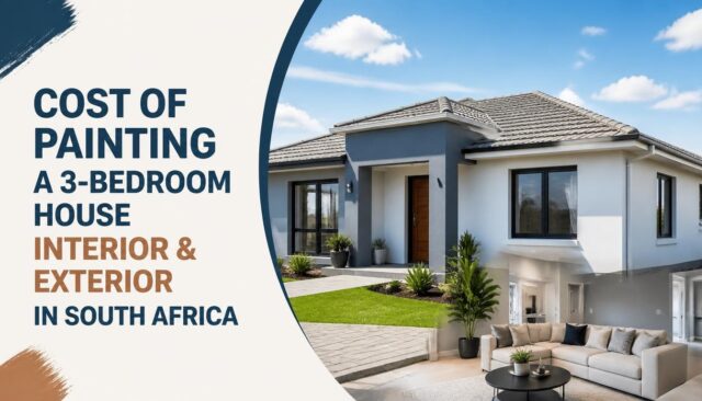 Cost of Painting a 3-Bedroom House Interior & Exterior in South Africa Cost of Painting a 3-Bedroom House Interior & Exterior in South Africa