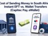Cost of Sending Money in South Africa: Instant EFT vs. Wallet Transfers (Capitec Pay, eWallet) Cost of Sending Money in South Africa: Instant EFT vs. Wallet Transfers (Capitec Pay, eWallet)