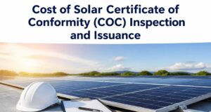 Cost of Solar Certificate of Conformity (COC) Inspection and Issuance Cost of Solar Certificate of Conformity (COC) Inspection and Issuance