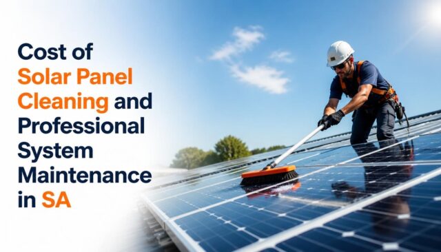 Cost of Solar Panel Cleaning and Professional System Maintenance in SA