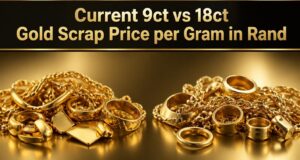 Current 9ct vs 18ct Gold Scrap Price per Gram in Rand Current 9ct vs 18ct Gold Scrap Price per Gram in Rand