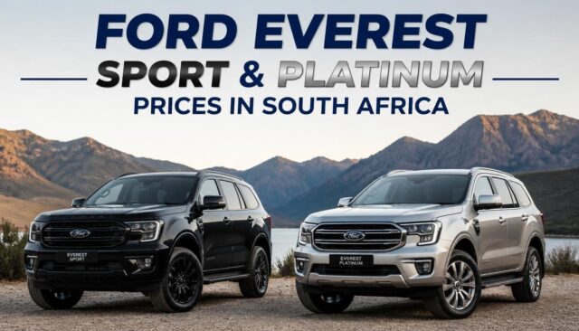 Ford Everest Sport & Platinum Prices in South Africa