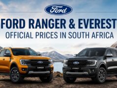 Ford Ranger & Everest Official Prices in South Africa Ford Ranger & Everest Official Prices in South Africa