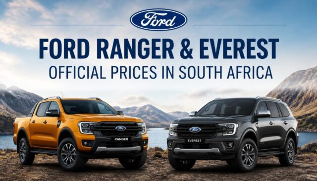 Ford Ranger & Everest Official Prices in South Africa