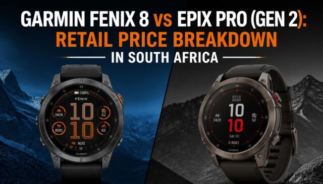 Garmin Fenix 8 vs Epix Pro (Gen 2) Retail Price Breakdown in South Africa Garmin Fenix 8 vs Epix Pro (Gen 2): Retail Price Breakdown in South Africa