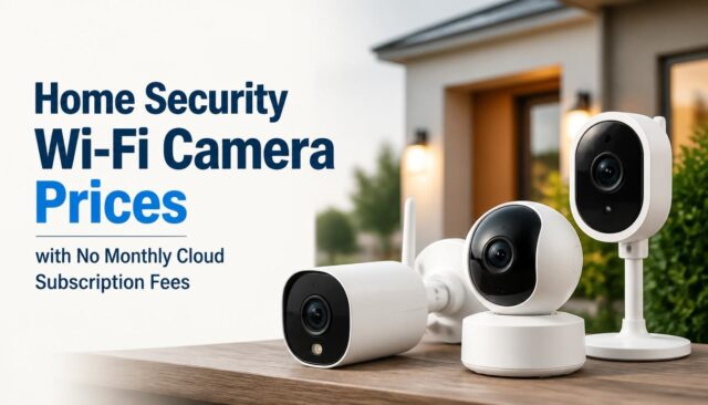 Home Security Wi-Fi Camera Prices with No Monthly Cloud Subscription Fees