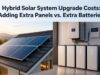Hybrid Solar System Upgrade Costs: Adding Extra Panels vs. Extra Batteries Hybrid Solar System Upgrade Costs: Adding Extra Panels vs. Extra Batteries