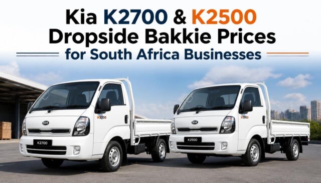 Kia K2700 & K2500 Dropside Bakkie Prices for South Africa Businesses
