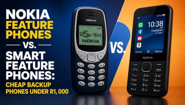 Nokia Feature Phones vs. Smart Feature Phones: Cheap Backup Phones Under R1,000