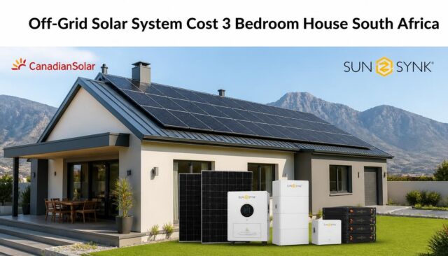 Off-Grid Solar System Cost 3 Bedroom House South Africa